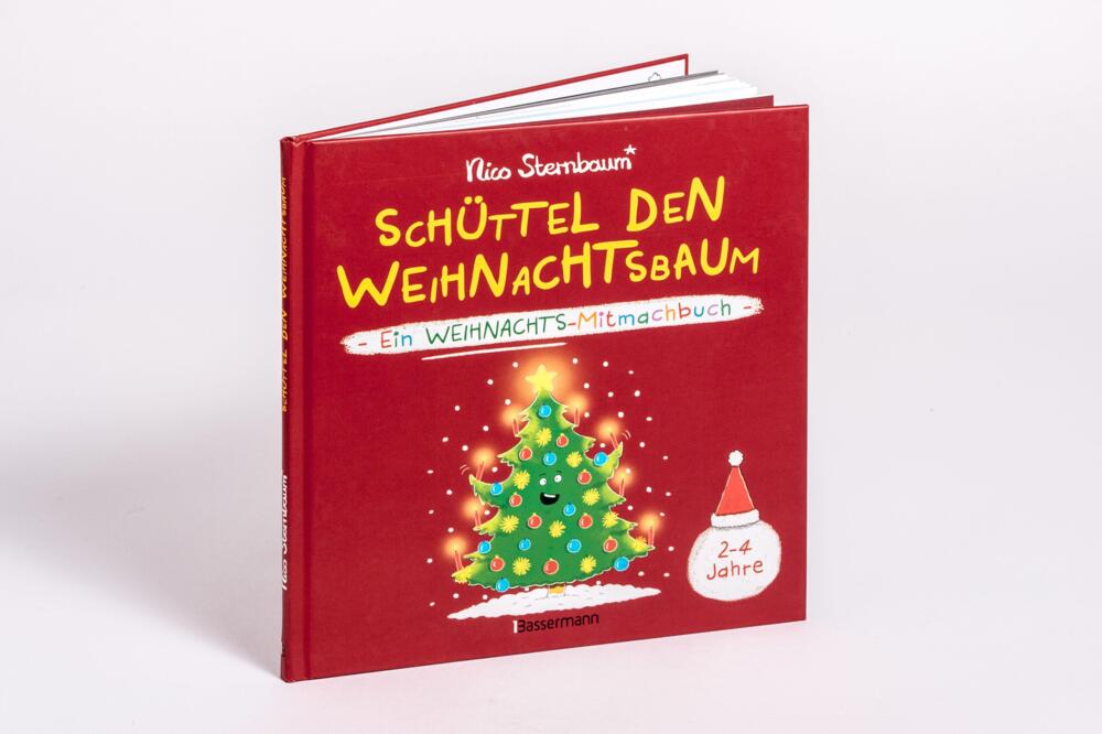 6. Bild von Schüttel den Weihnachtsbaum. Ein Weihnachts-Mitmachbuch zum Schütteln, Schaukeln, Pusten, Klopfen und sehen, was dann passiert. ...