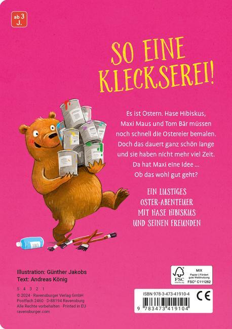2. Bild von Hase Hibiskus: Die Oster-Kleckserei